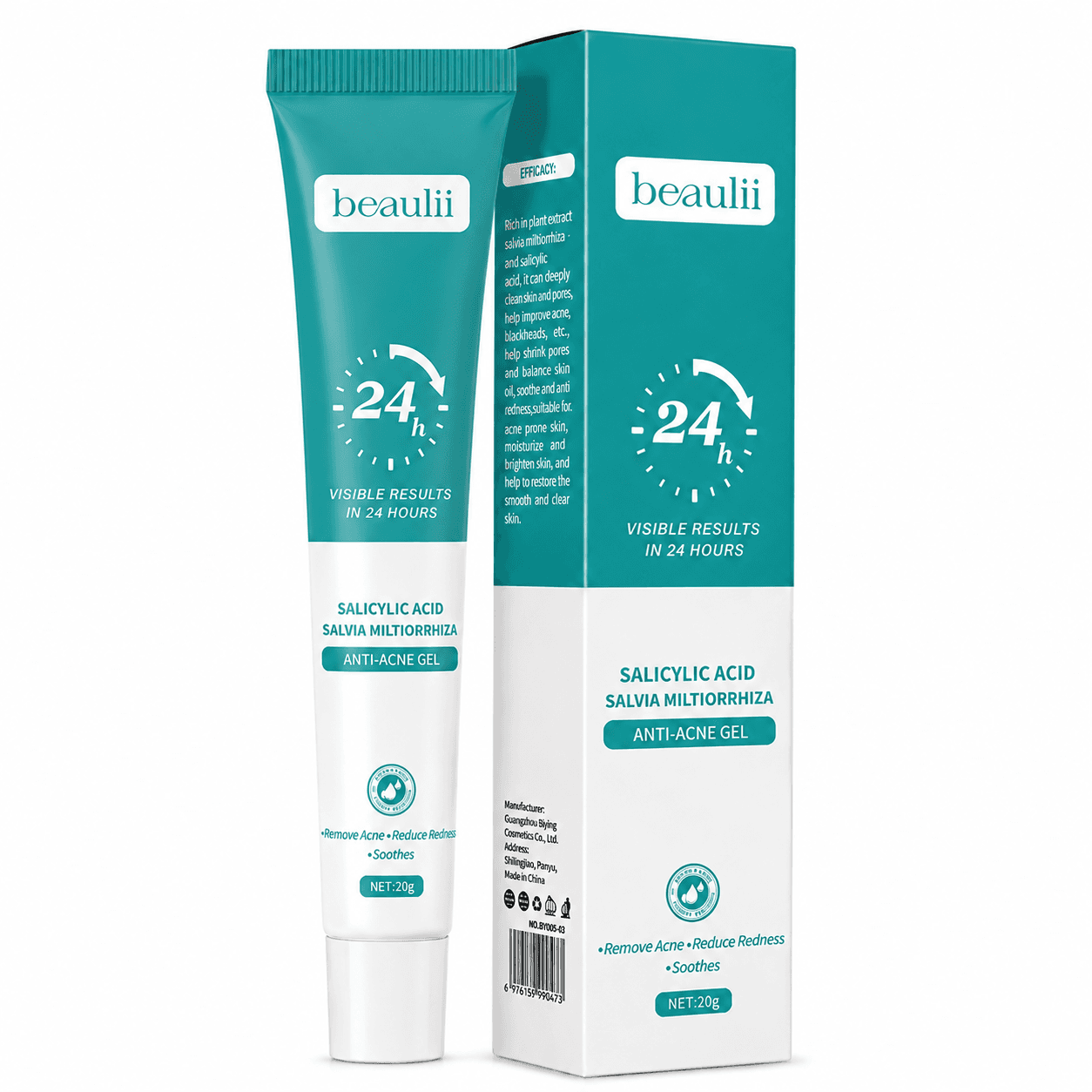 Beaulii Salicylic Acid Anti Acne Gel