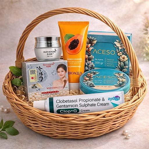 Pearl Combo-Pear cream+ Turkeyt body cream + gift clop g+cleanser